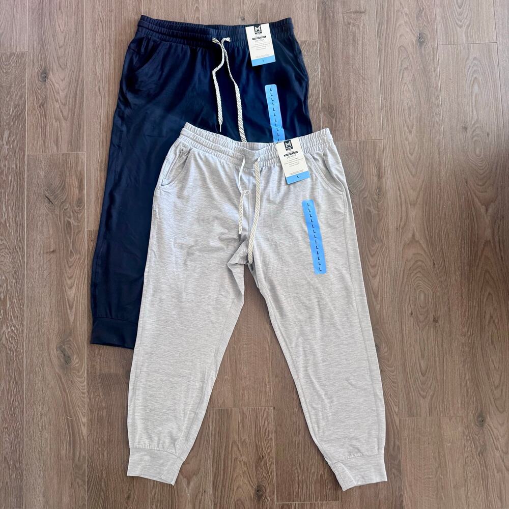 Members Mark Favorite Soft Jogger Pants Bundle Women Large Gray Black Lounge